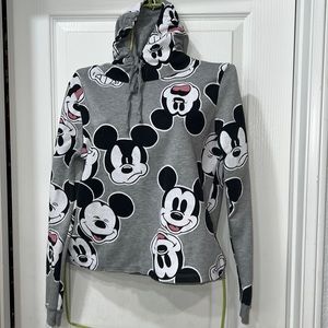 Disney Mickey Mouse print hooded sweater. Size XS.